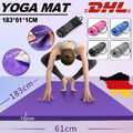 Yogamatte Fitnessmatte Sportmatte Bodenmatte Gymnastikmatte Dick Pilates Fitness