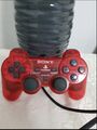 PlayStation 2 DUALSHOCK *TRANSPARENT ROT* TOP ZUSTAND *GETESTET*