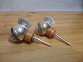 Vintage 1960er Jahre Martell versilbert The Dalex Spirit Maß x2 - G & C Ltd Birm