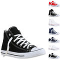 Sneakers Low Damen Canvas Schuhe Bequeme Turnschuhe Basic 900106 New Look