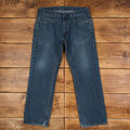 Vintage Levis 559 Jeans 34 x 32 Stonewash gerade blau rot Tab Denim
