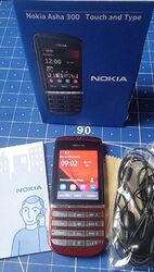 Nokia Asha 300 Handy (6,1 cm (2,4 Zoll) Display, Touchscreen, 5 Megapixel Kamera