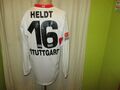 VfB Stuttgart Puma Langarm Matchworn Trikot 2003/04 "debitel" + Nr.16 Heldt Gr.L