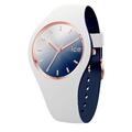 Armbanduhr Ice Watch 017153 Damen Uhr analog Quarzwerk Silikon Small weiß GUT