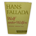 Wolf unter Wölfen Roman Erster Teil Hans Fallada 1979 Auflage 4 Aufbau Verlag