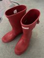 Hunter Wellington 40/41 Stiefel Gummistiefel Rot Original