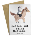 Grußkarte Pferd Reiten - Geschenk Einladungskarte Therapeutisches Reiten Pferde