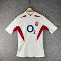 England Rugby Shirt Herren groß weiß Spieler Ausgabe 2003 2005 WM Nike