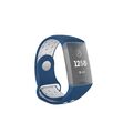 Hama - 86223 Sportarmband für Fitbit Charge 3/4, atmungsaktives Uhrenarmband, Bl