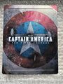 Captain America The First Avenger  Marvel Steelbook 2 Disk Blu Ray