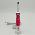 Oral-B Vitality 100 CrossAction Elektrische Zahnbürste Aufsteckbürste weiß pink