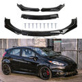 für Ford Fiesta JA8 ST Schwarz Glanz Frontstoßstange Lippen Performance Splitter