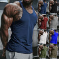 Herren Gym Muskelshirt Tank Top Fitnessshirt Trägershirt Bodybuilding Unterhemd