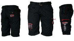 GEOGRAPHICAL NORWAY Herren Cargo Shorts kurze Hose Short Bermuda knielang Parodi