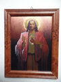 Herz Jesus Christus Bild m Rahmen Alubild Nr. A / 12 zum Sonderpreis 3. Wahl