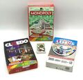 Cluedo Monopoly Spiel des Lebens Kompakt Reise Spass Karten Reisespiele 4er SET