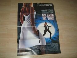 James Bond 007-Der Hauch des Todes-T.Dalton Orginal A1 Filmplakat