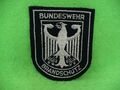 Bundeswehr Brandschutz weißer Adler auf schwarz