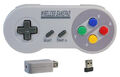 SNES Classic Wireless Controller für Original Super Nintendo Mini & NES, PC USB