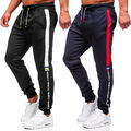 Sporthose Trainingshose Jogginghose Sport Motiv Fitness Hose Herren BOLF Print 