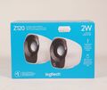 Original Logitech Z120 Kompakte Stereo Lautsprecher 2W 3,5mm wie neu in OVP