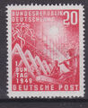 Brd Nr. 112 postfrisch, geprüft BPP Schlegel "1. Bundestag 1949"