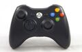 Original Microsoft Xbox 360 Wireless Controller Schwarz - GUT