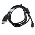 USB-Ladekabel, Daten-Kabel für Sony Cybershot DSC-W510, -W520, -W800 -W810 -W830
