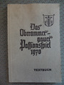 Passion Oberammergau Das Oberammergauer Passionsspiel 1970 Textbuch Top Zustand