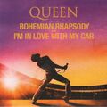 Queen Bohemian Rhapsody B/W I'm In Love With My Car 7" Vinyl Europa Virgin Emi