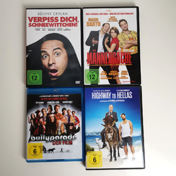 4x Filme DVDs Blu-Ray Deutsche Comedians Bülent Ceylan Mario Barth Bully Herbig