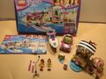 LEGO Friends 41316 Rennboot-Transporter Andrea Emma Auto Anhänger Boot. Komplett