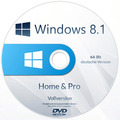 WINDOWS 8.1 HOME + PRO 64-BIT INSTALLATIONS DVD BOOTFÄHIG DEUTSCH REPARATUR