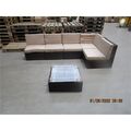 Rattanlounge Sitzgruppe Gartenmöbel Set Sitzgarnitur Sofa + Auflagen