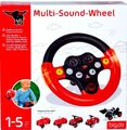 BIG 800056459 Soundlenkrad für Boby-Cars ab 2010 Multi Sound Wheel, Rot, Schwarz