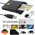 Personalausweis Lesegeraet ID Reader TD USB 2.0 Chipkartenleser SIM Kartenleser