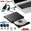 USB 3.0 Type C Externes CD/DVD Laufwerk Brenner Player für Laptop PC