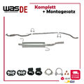 Komplette Auspuffanlage für Opel Corsa D 1.2 ab BJ. 2006-2014 Auspuff 