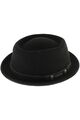 Stetson Hut/Mütze Damen Kopfbedeckung Mütze Gr. S Wolle Schwarz #lutg459