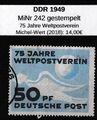 DDR 1949 MiNr: 242 gestempelte Einzelmarke Weltpostverein