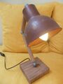 Alte Schreibtischlampe Bürolampe Tisch Leuchte Vintage 3 fachverstellbar Vintage