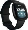 Fitbit versa 3 schwarz GPS NFC BT WLAN Smartwatch Uhr Fitness 5ATM 1,58" Sport