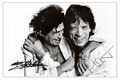 Mick Jagger & Keith Richards Rolling Stones Foto m. Autogramm Druck signiert