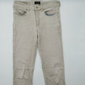 Armani Jeans W28 L32 beige Damen Designer Denim Jeans Hose Italien VTG Mode Chic