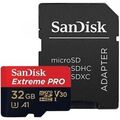 CARD 32GB SanDisk Extreme Pro MicroSDHC 100MB/s +Adapter SDSQXCG-032G-GN6MA