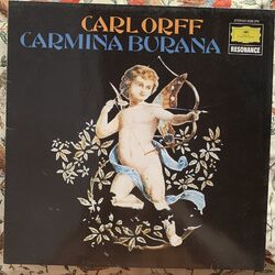 LP Vinyl: CARL ORFF CARMINA BURANA VULPIUS ROTZSCH REHM HÜBENTHAL HERBERT KEGEL