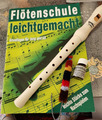 1 x  Blockflöte ( inc. Flötenöl + Pinsel) & Flötenschule leicht gemacht