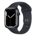 Apple Watch Series 7 41mm GPS Mitternacht Aluminiumgehäuse Sportarmband Mitte