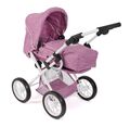 Puppenwagen BayerChic 2000 Leni 2in1 Kombipuppenwagen Spiele Jeans Pink B-WARE