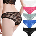 5er Pack Damen Slips Sexy Spitze Unterwäsche Panty Atmungsaktiv Slip Dessous